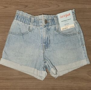 Cat & Jack Light Wash Denim Shorts - Light Blue